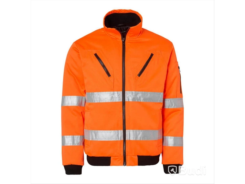 (NEW) TOPSWEDE 5016 HI-VIS ORANGE PILOT JACKET, SIZE XXL