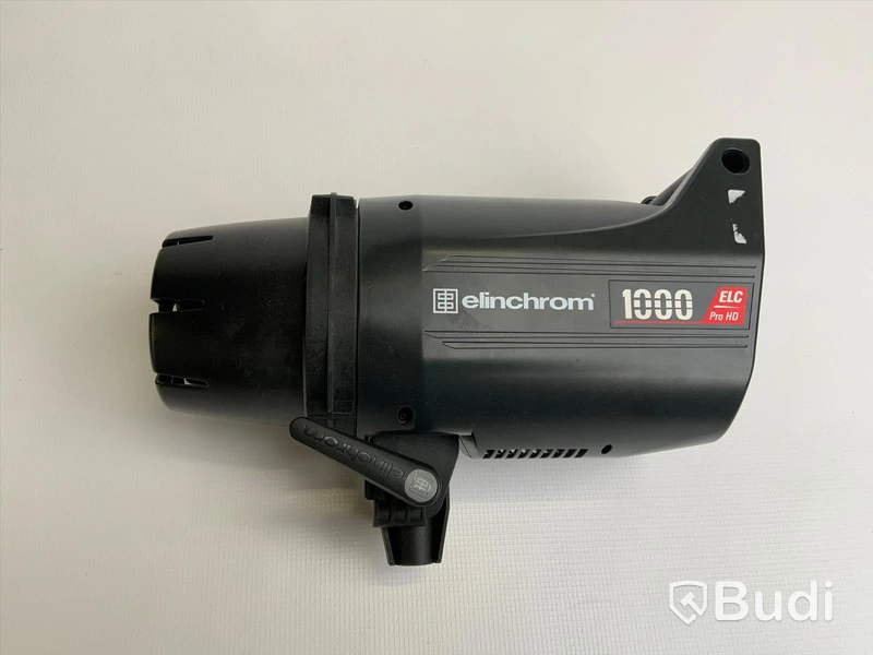 Elinchrom ELC Pro HD 1000. 1st blixtrar, 1st elsladd och 1st syncsladd.