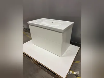 Kommod 80cm med tvättställ och tillbehör – ny och oanvänd, fri hemleverans