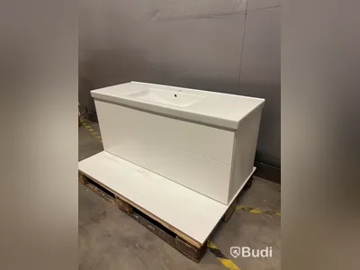 Kommod 120cm med tvättställ och tillbehör – ny och oanvänd, fri hemleverans