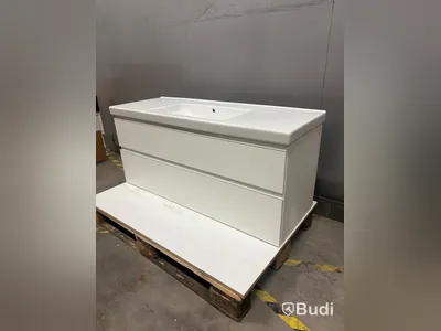 Kommod 120cm med tvättställ och tillbehör – ny och oanvänd, fri hemleverans