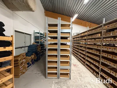BIFAB Metal Storage Shelving with Picking Bins, 184 Sections