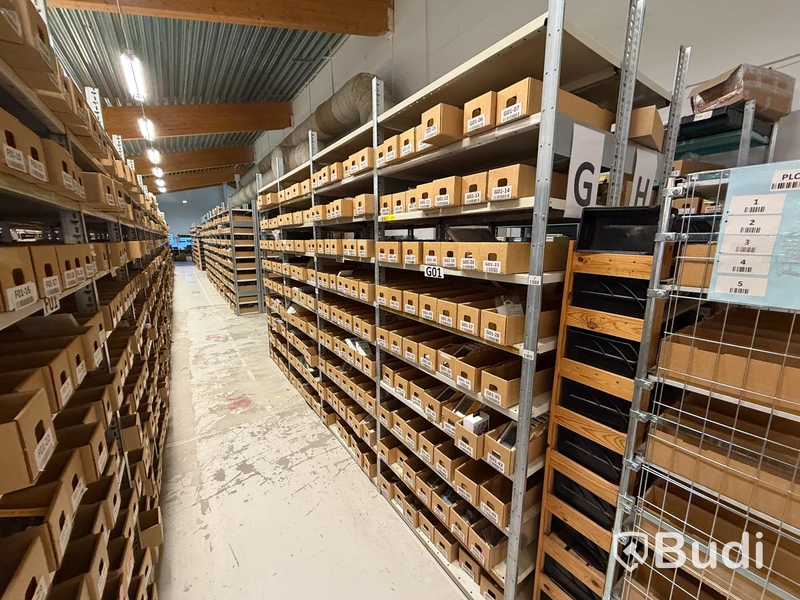 BIFAB Metal Storage Shelving with Picking Bins, 184 Sections