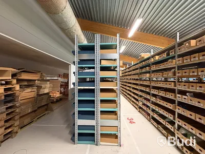 BIFAB Metal Storage Shelving with Picking Bins, 184 Sections