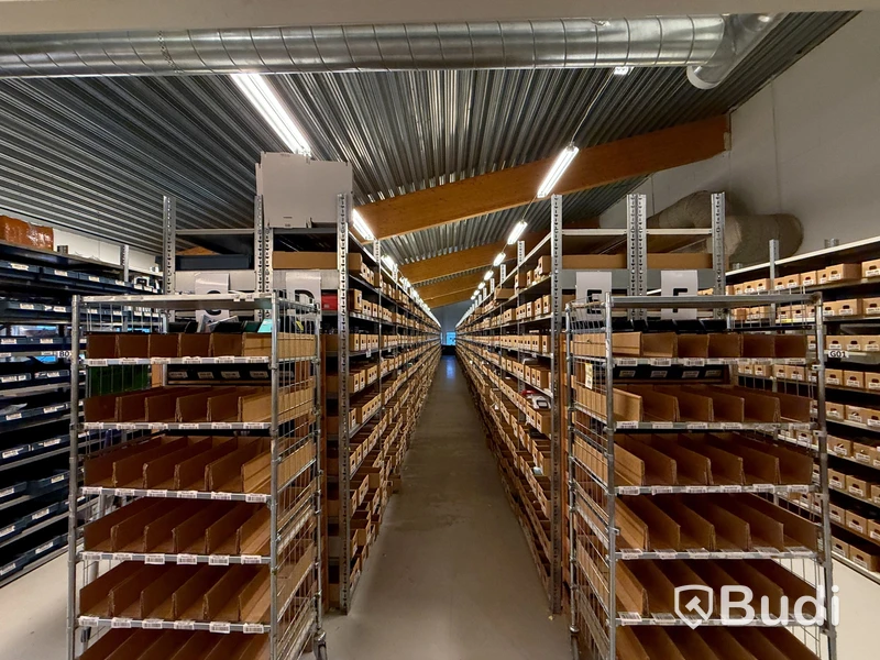 BIFAB Metal Storage Shelving with Picking Bins, 184 Sections