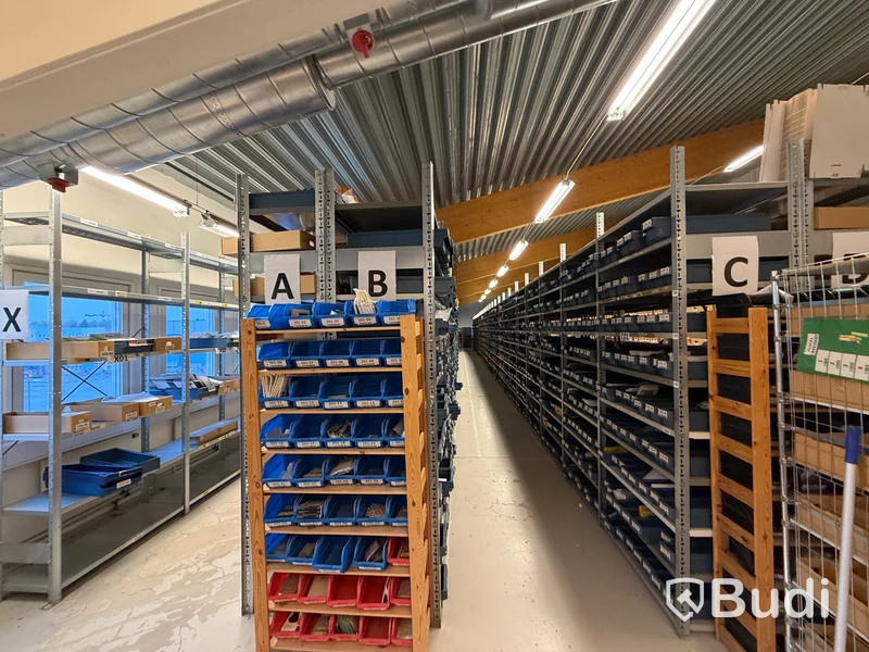 BIFAB Metal Storage Shelving with Picking Bins, 184 Sections
