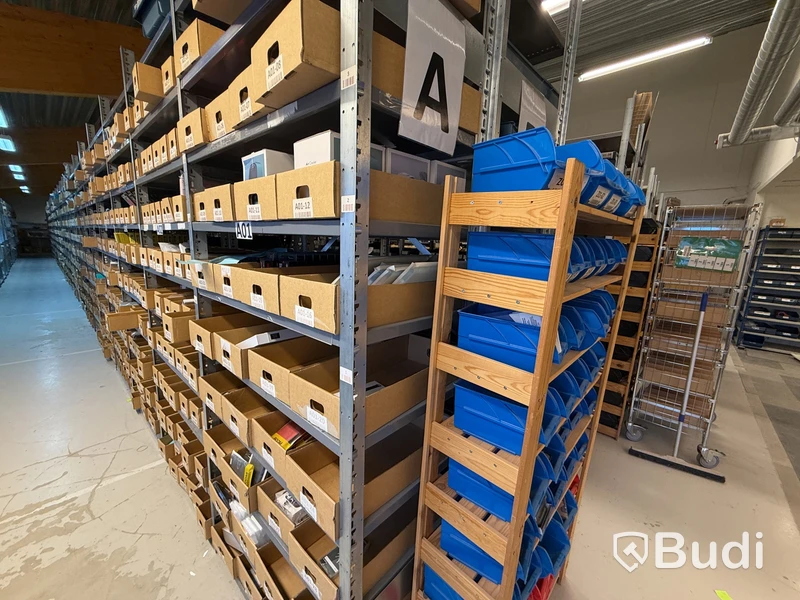 BIFAB Metal Storage Shelving with Picking Bins, 184 Sections