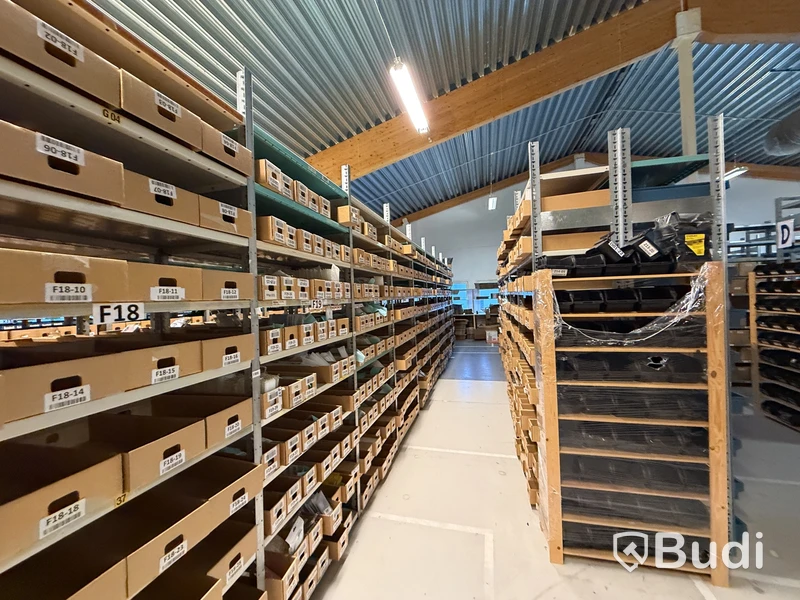 BIFAB Metal Storage Shelving with Picking Bins, 184 Sections