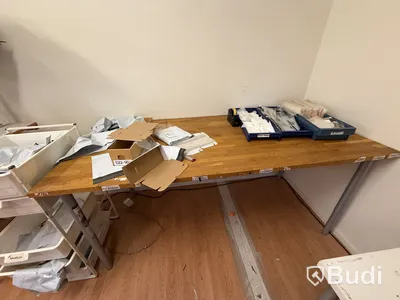 Lot of office furniture and computer equipment, Netgear access points