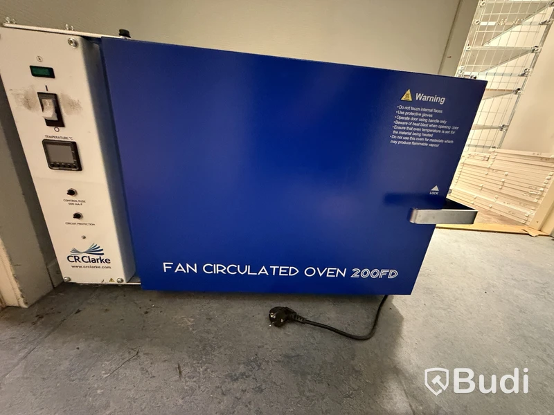 CR Clarke, Varmluftsugn 200FD, 3 kW och Vaccuum det transfer unit EP1, SD1.