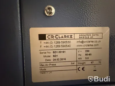 CR Clarke, Varmluftsugn 200FD, 3 kW och Vaccuum det transfer unit EP1, SD1.