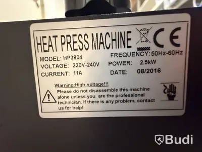 Heat Press HP3804, 2.5 kW