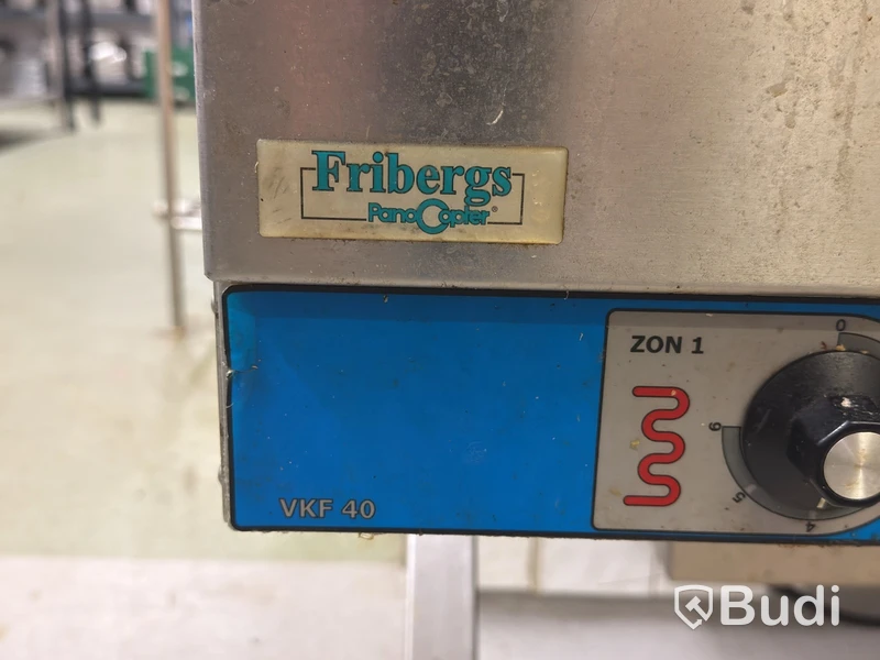 Stekbord, Fribergs VKF 40, tippbar, två värmezoner