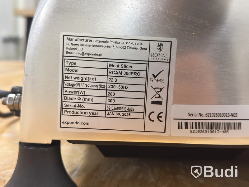 Skärmaskin, Royal Catering RCAM 300PRO