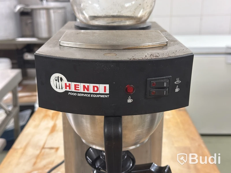 Kaffebryggare, Hendi, två glaskannor