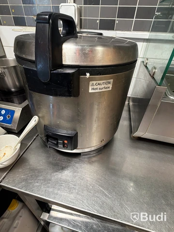 Riskokare för storkök, rostfritt stål