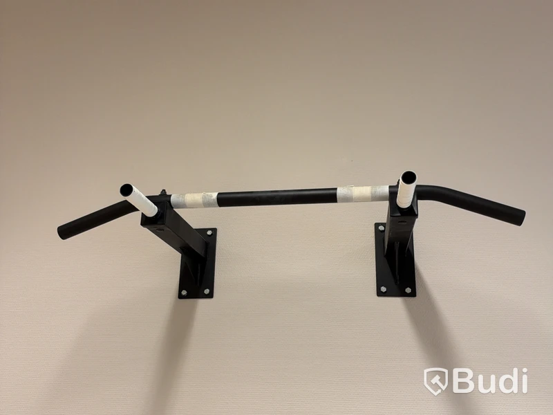 Wall-mounted pull-up bar with multiple grips