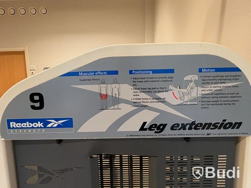 Reebok Strength Leg Extension, weight stack