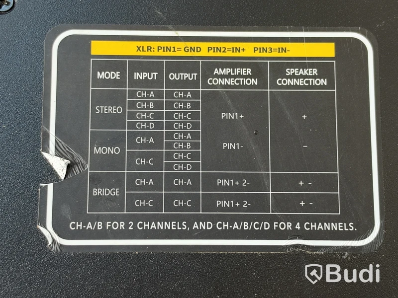 Power Amplifier Prophon Q4.5 | 4 channels
