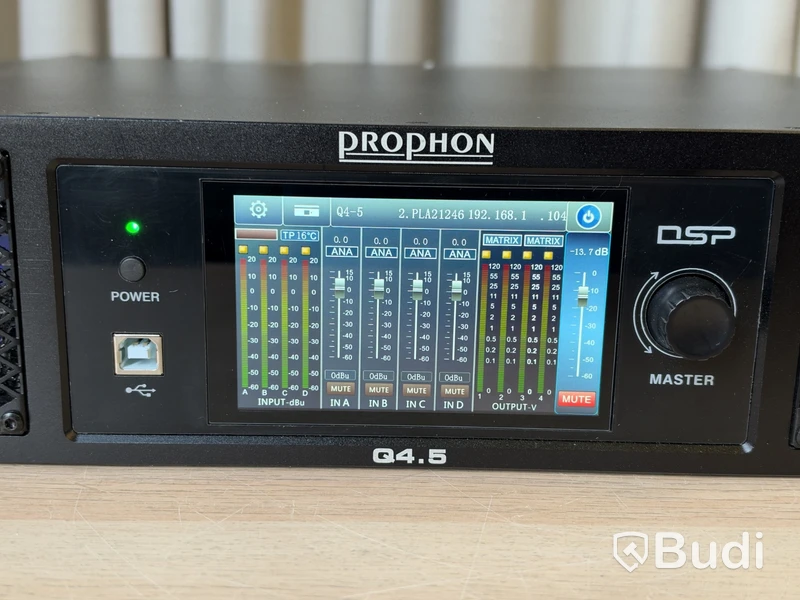 Power Amplifier Prophon Q4.5 | 4 channels
