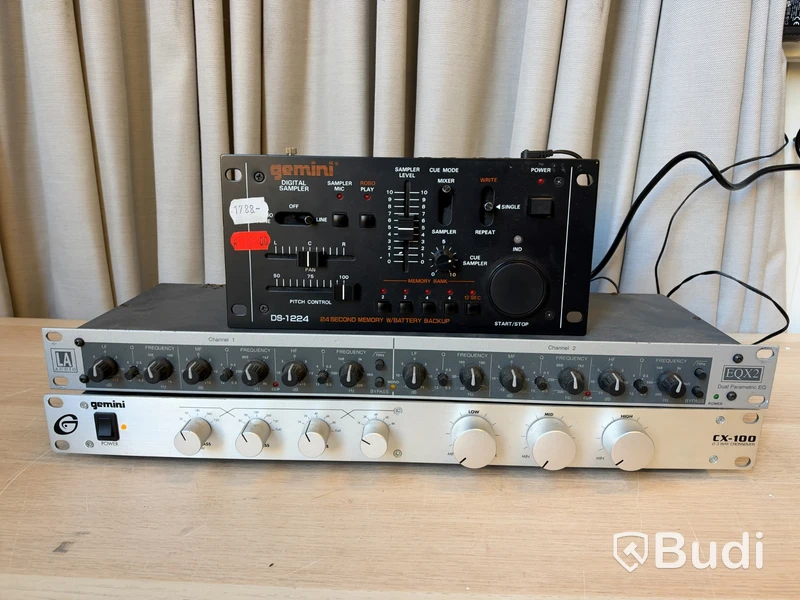 Gemini and LA Audio audio processors, 3 pcs