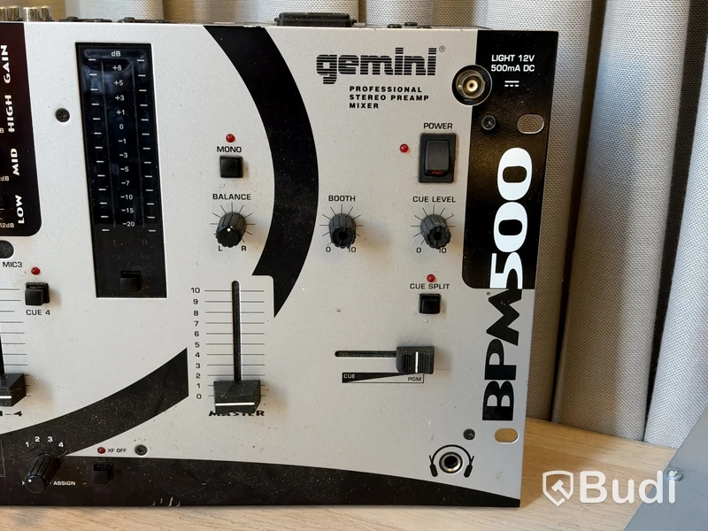 DJ-mixrar Gemini och DMX-styrning, 4 delar - Defekta
