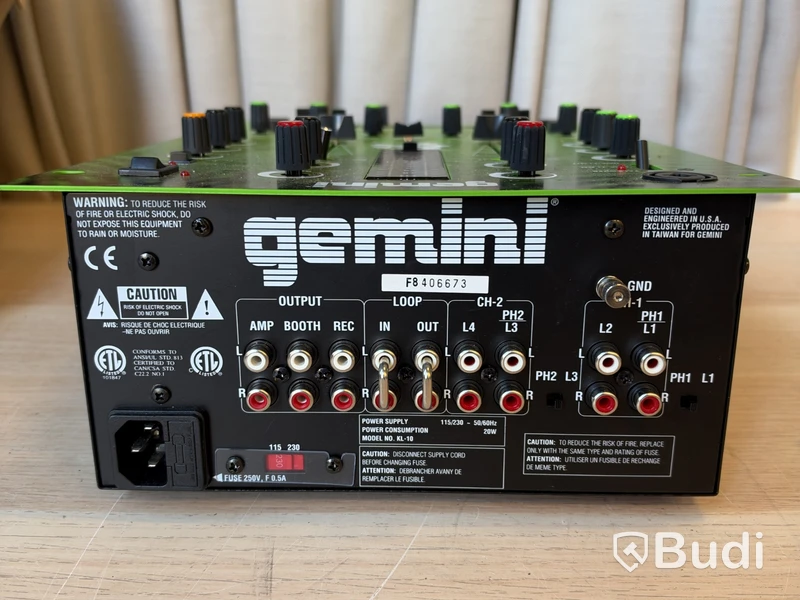 Gemini Executioner Ten DJ mixer and DMX controller