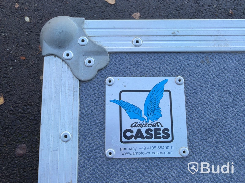 Flightcase Amptown Cases | 2 st monitorer Samsung | 125x47x89 cm