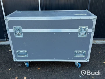 Flightcase Amptown Cases | 1 st monitor Samsung | 125x47x89 cm