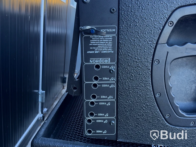 2 st Line array-toppar Prophon PLA21224631 & 2 st basar B6PPX | 2025