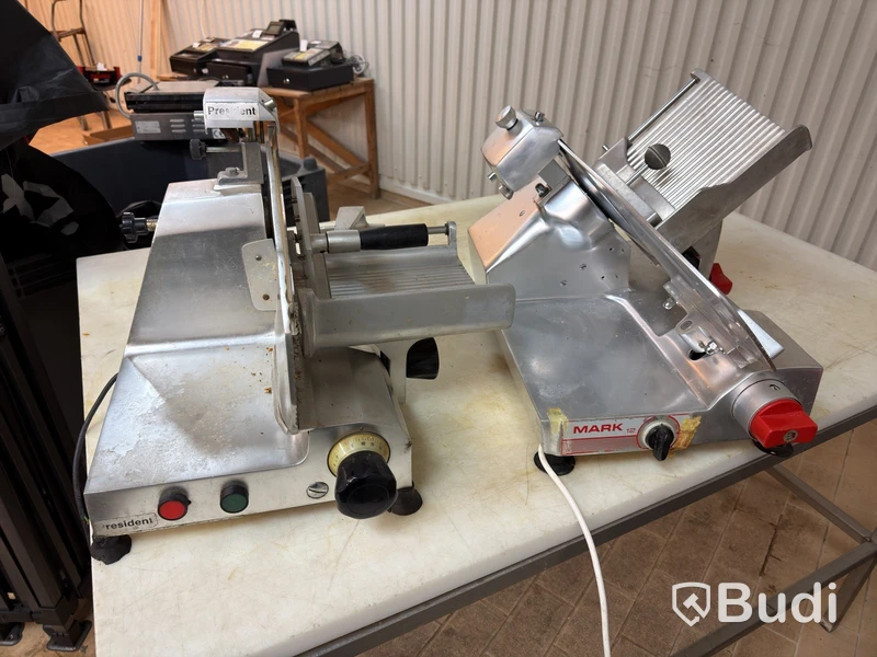 Two food slicers