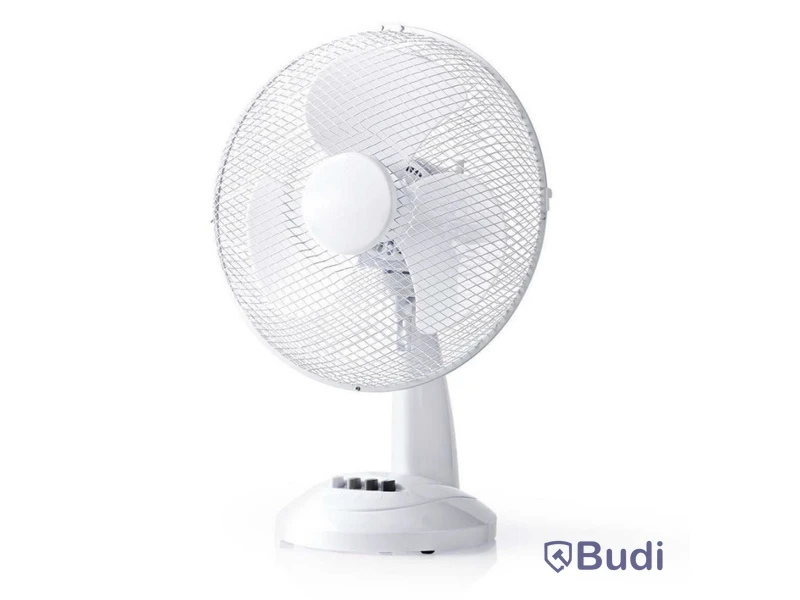 (NEW) 2 pcs. Nedis Table Fans, 30 cm, White