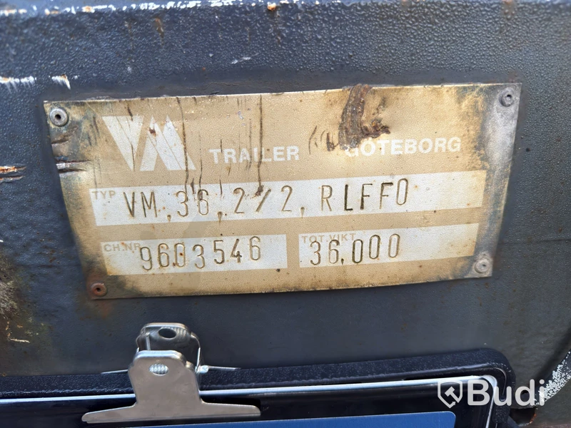 Machine trailer VM Trailer VM 36 2/2 RLFFO, 36,000 kg
