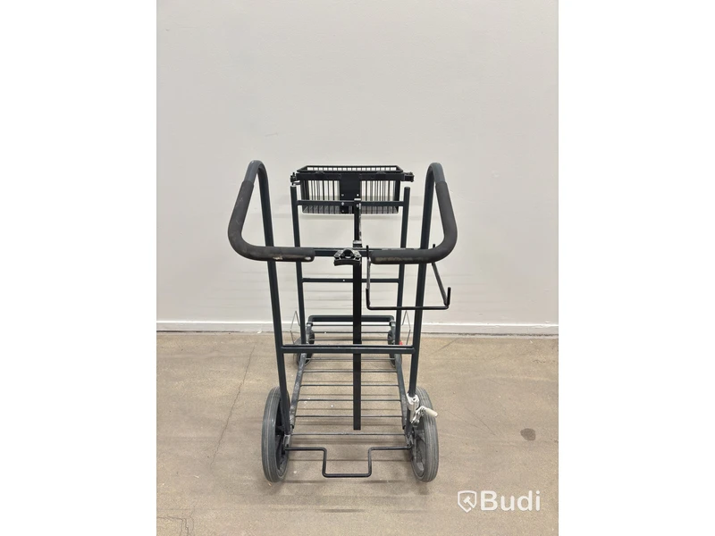 Cleaning trolley incl. assorted cleaning supplies
