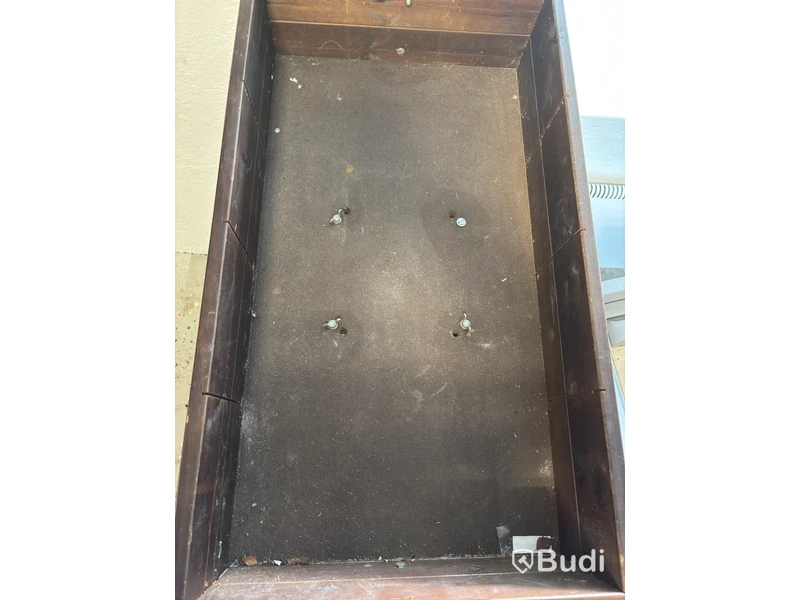 Decorative wooden cart, display wagon