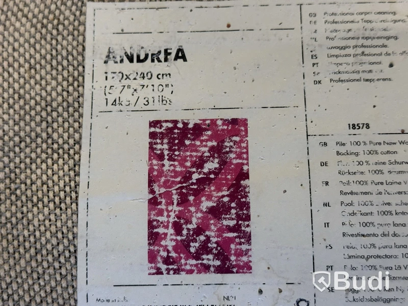 IKEA Andrea wool rug, 170 x 240 cm