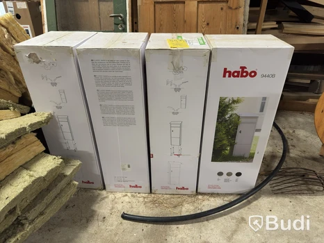 Brevlådor Habo Classic 9440B, 4 st svarta