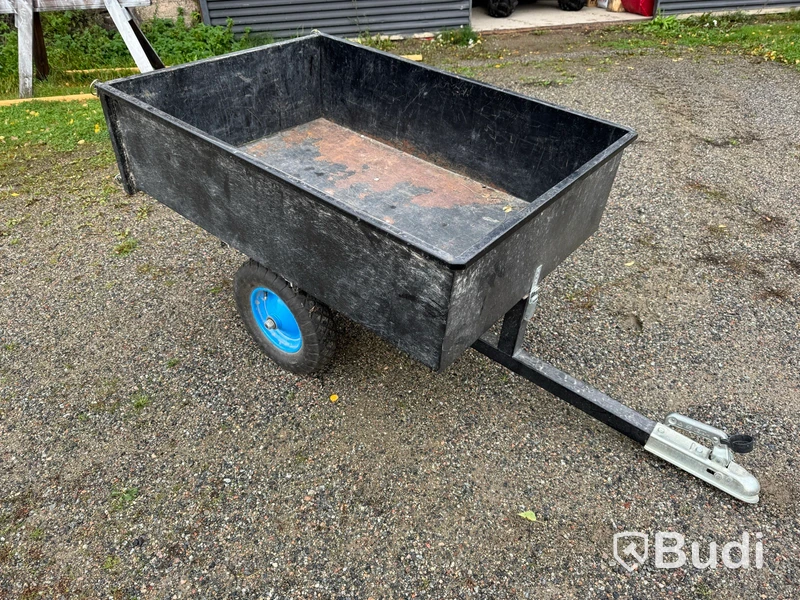 Garden trailer for ATV and ride-on mower