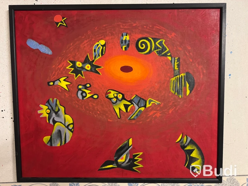 Art, 10 paintings featuring abstract motifs