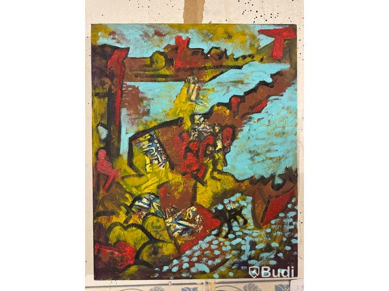 Art, 10 paintings featuring abstract motifs