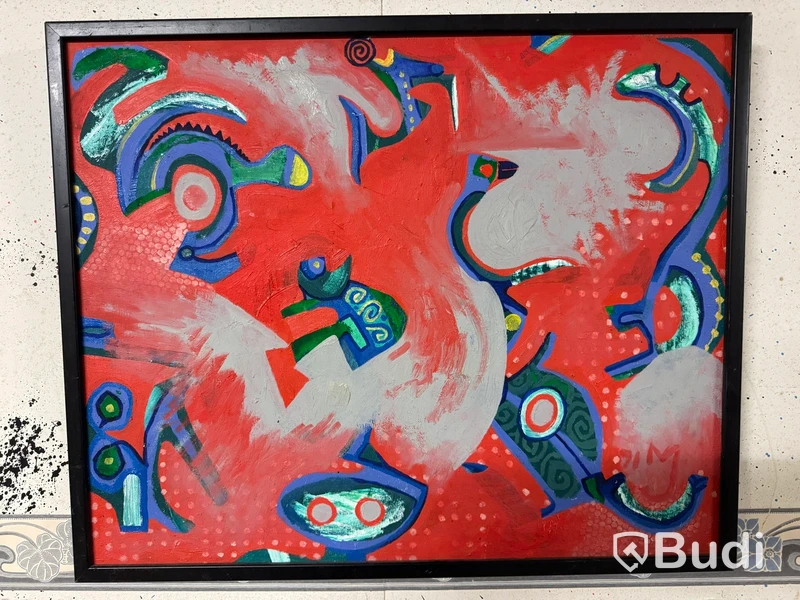 Art, 10 paintings featuring abstract motifs