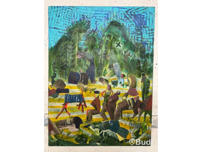 Art, 10 paintings featuring abstract motifs