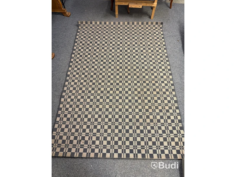 Rug, checked, 160 x 230 cm