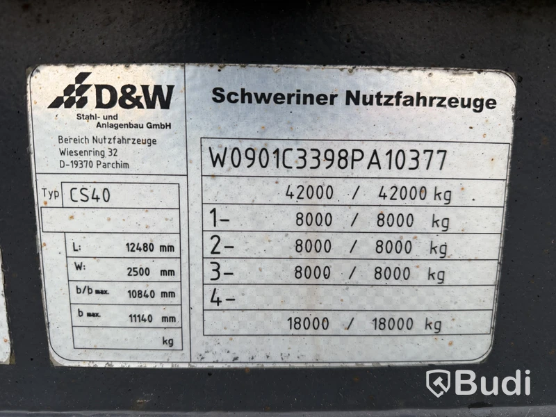 Containersläp Snf Cs 40 -2008
