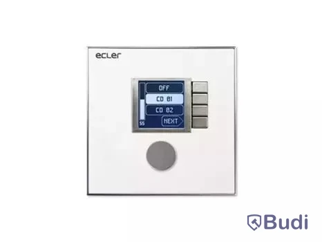 Kontrollpanel ECLER WPNET4KV | EclerNet Wall Control Panel | 4 buttons | Vit