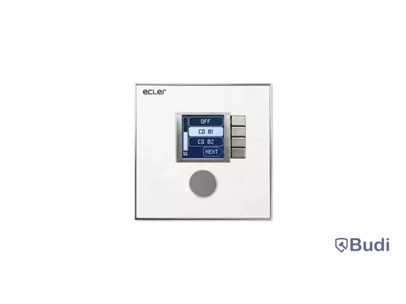 (NEW) Control Panel ECLER WPNET4KV | EclerNet Wall Control Panel | 4 buttons | White
