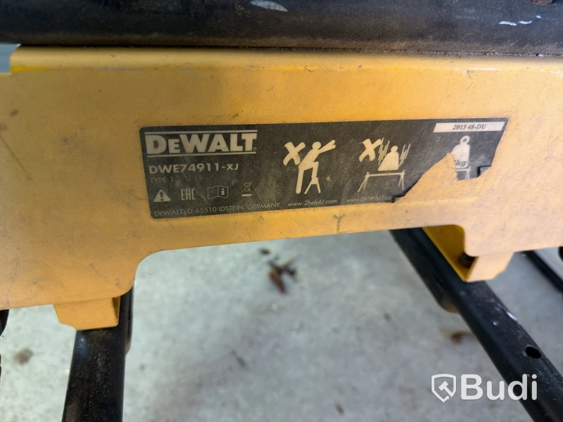 Bordssåg DeWalt DWE7491, 2000 W, med stativ