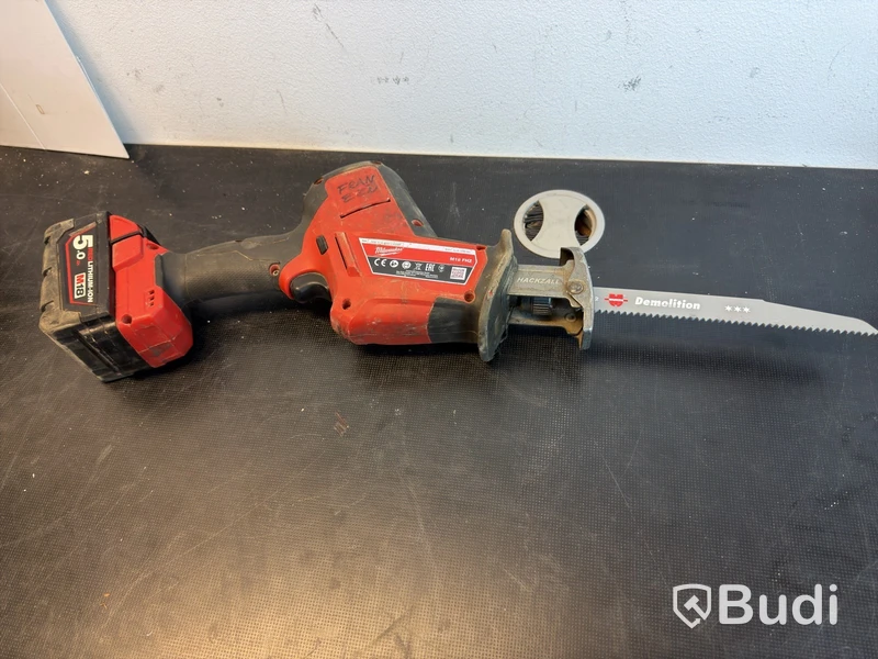 Tigersåg Milwaukee M18 FHZ, 18 V, 5,0 Ah batteri