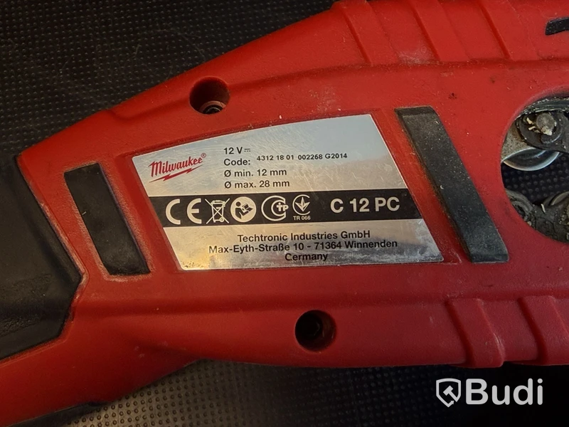 Rörkapare Milwaukee C12 PC, 2 st