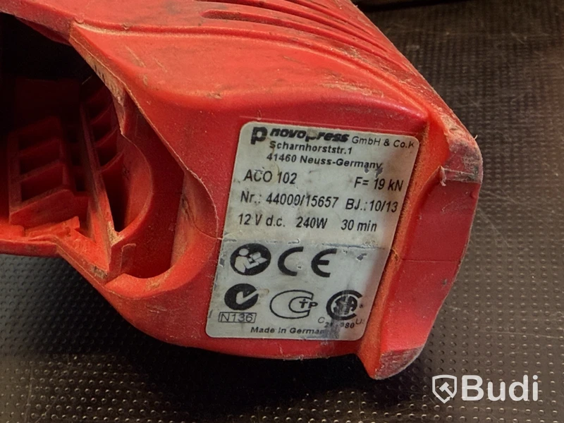 Rörpressverktyg Novopress ACO 102, 12 V